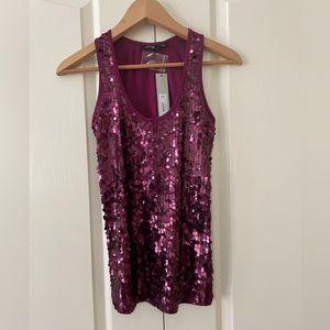 Sequin Sparkly tank top, size Small